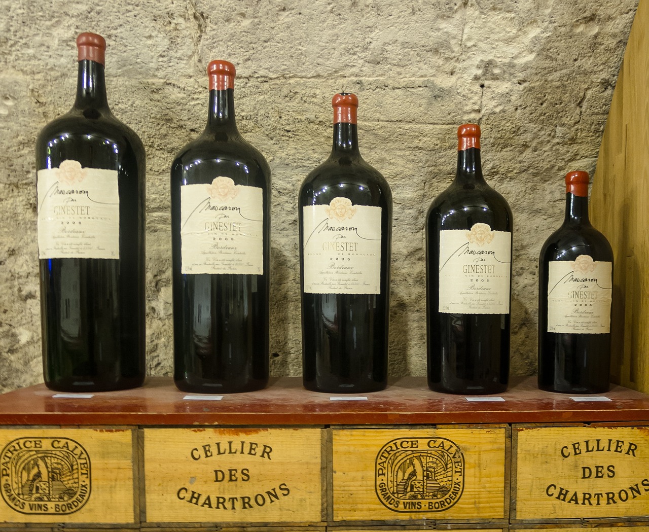 Magnum boce vina za vinski hladnjak